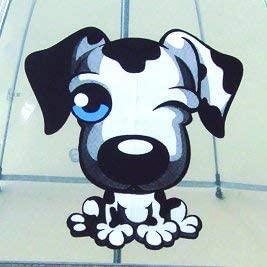 foto de visita la tienda de smati smati paraguas ninos largo transparente forma de campana borde fluorescencia