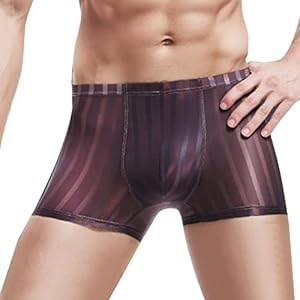 fotos de visita la tienda de manmaning manmaning elasticos calzoncillos boxer de seda de hielo transparentes y finos de verano para hombre ropa interior transpirable sin rastro en la cintura para hombre
