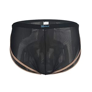 imagenes de buyaole underwear boxer calzoncillos hombre ropa interior nuevos hombres de moda sexy mesh underpant soft short transpirable ropa interior deportiva