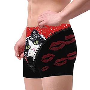 fotos de beokeuioe calzoncillos tipo boxer personalizados divertidos para el dia de san valentin de algodon transpirables y comodos.