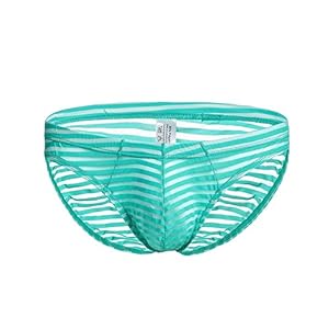 foto de visita la tienda de baronhong baronhong calzoncillos cortos para hombre ropa interior sexy de malla a rayas calzoncillos transparentes