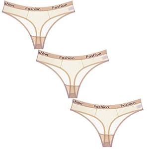 foto de sotrong pack de 3 bragas sexy transparentes de malla ultra fina para mujer
