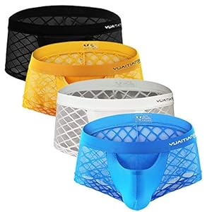 fotos de juflam fishnet banador transparente para hombre diseno de rayas color transparente