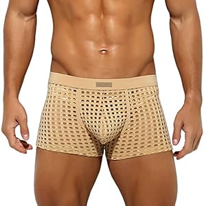 imagen de visita la tienda de arjen kroos arjen kroos hombre boxer sexy transparentes malla de ropa interior elastico atractivo para homebre boxer brief calzoncillos